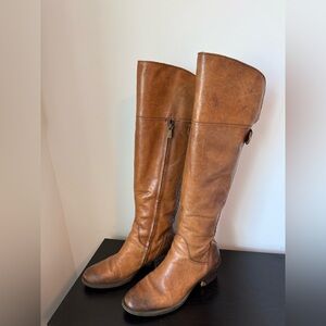 Vince Camuto Brown Leather Knee-High Boots